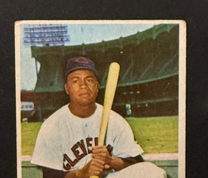 1954 Bowman # 84 Larry Doby VG - Vg + HOF Cleveland Indians