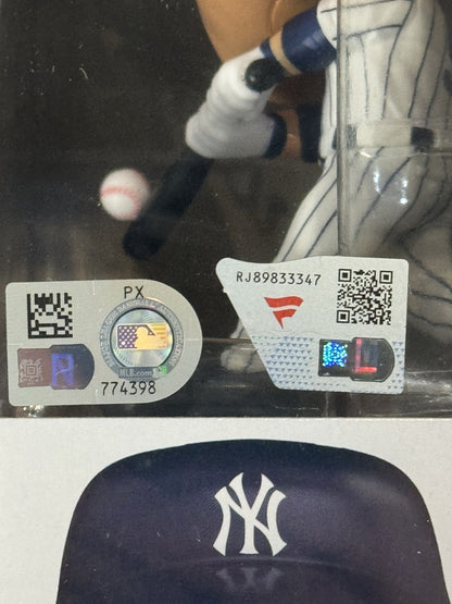 Aaron Judge Signed Funko Pop with Case NY Yankees Mint Auto Fanatics MLB COA