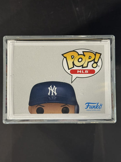 Aaron Judge Signed Funko Pop with Case NY Yankees Mint Auto Fanatics MLB COA