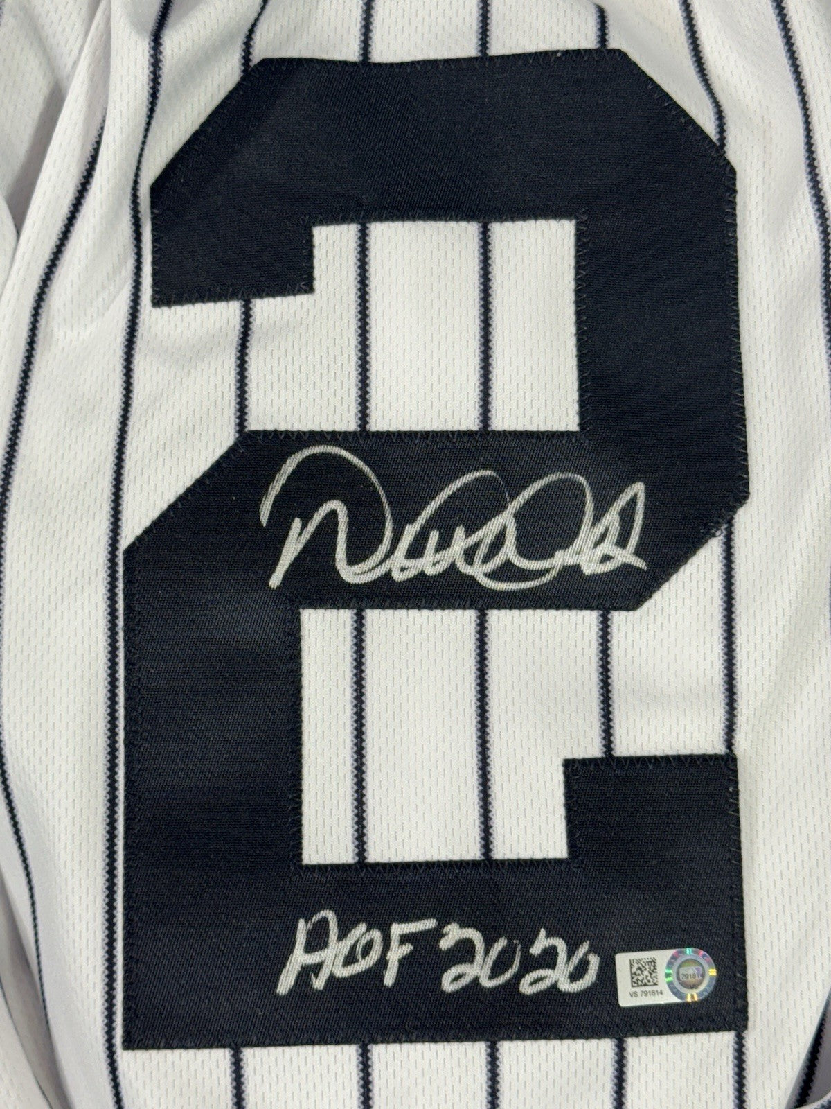 Derek Jeter Signed Yankees Nike Pinstripe Authentic Jersey HOF 20 Auto MLB COA