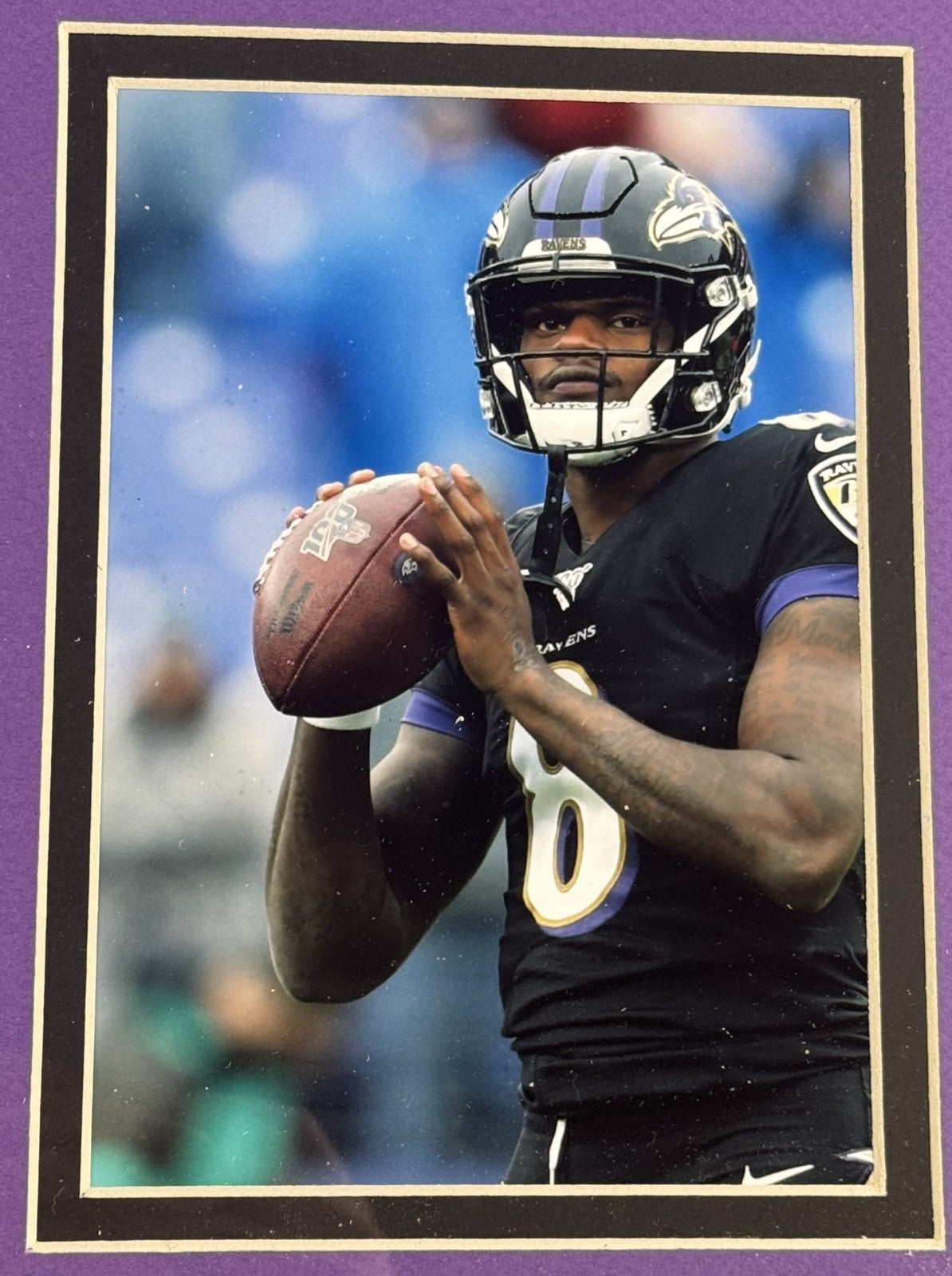 Lamar Jackson Signed Framed Jersey Baltimore Ravens # 8 Mint Auto MVP JSA COA