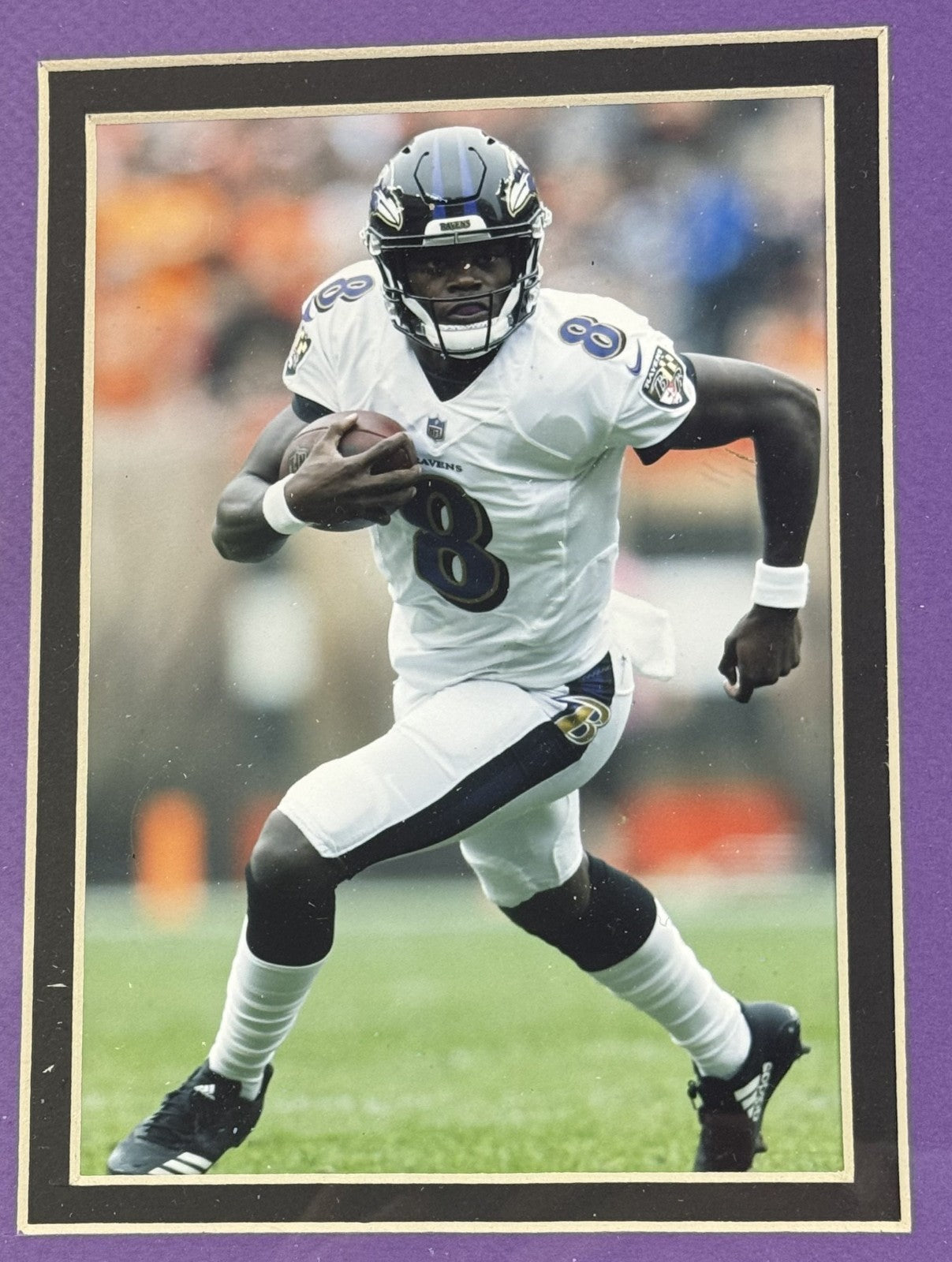 Lamar Jackson Signed Framed Jersey Baltimore Ravens # 8 Mint Auto MVP JSA COA