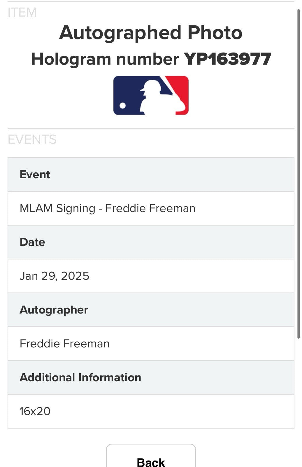 Freddie Freeman Signed 16x20 Framed Walkoff HR Photo Dodgers Auto WS MVP MLB COA