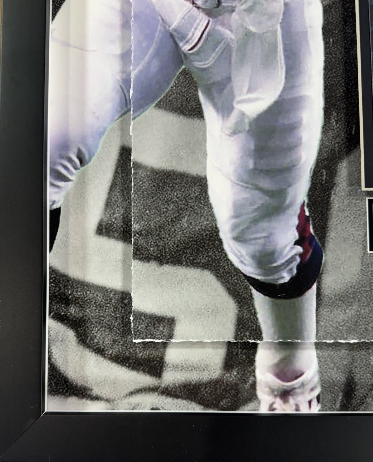 New York Giants Framed 25x32 3D Super Bowl Champions Ticket Collage LT Eli HOF