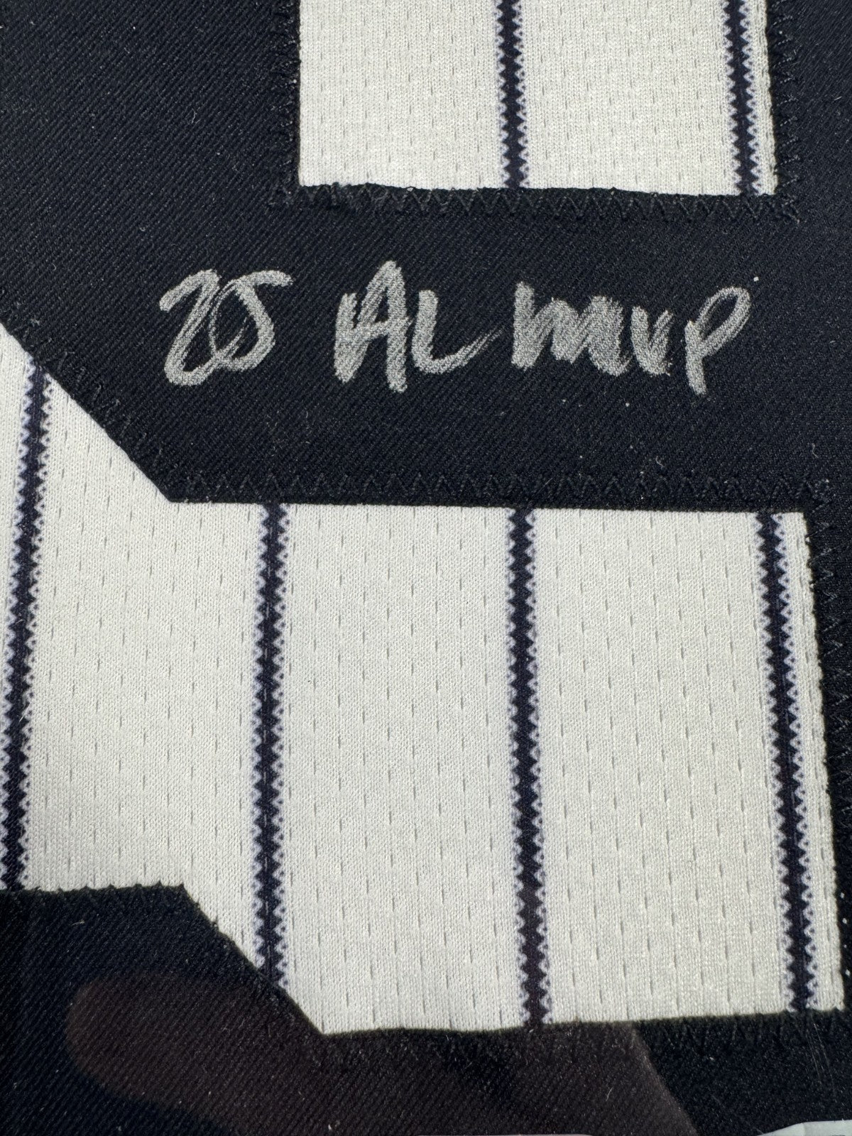 Aaron Judge Signed Framed Yankees Nike Jersey 25 AL MVP Auto Fanatics Mlb Coa