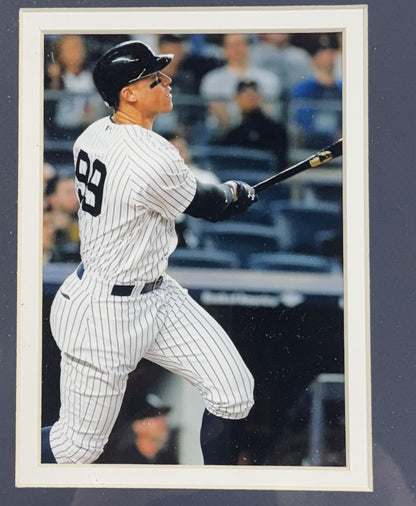 Aaron Judge Signed Framed Yankees Nike Jersey 25 AL MVP Auto Fanatics Mlb Coa