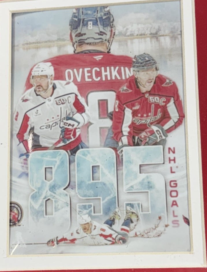 Alex Ovechkin Signed Framed Capitals Jersey 895 Goal 4-6-25  Auto Fanatics COA