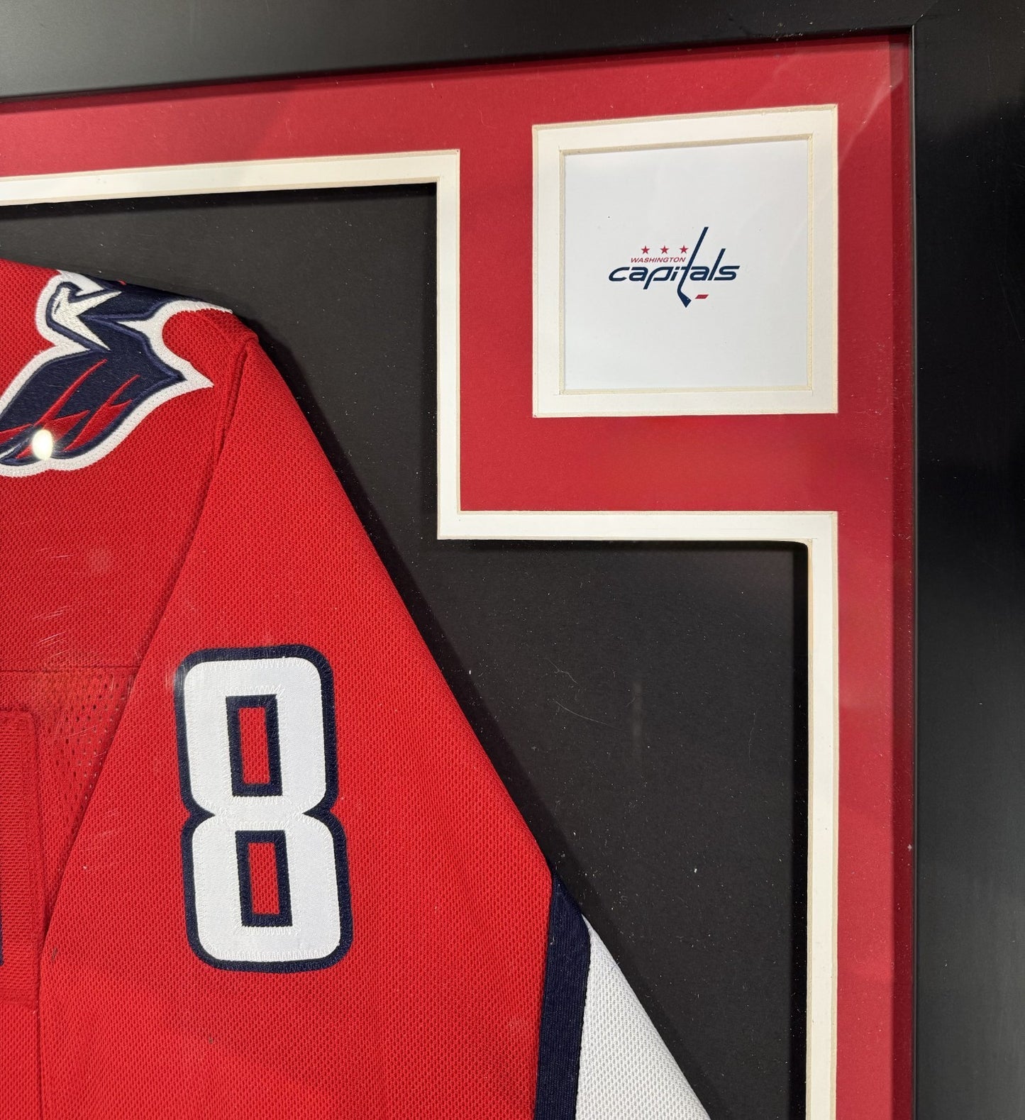 Alex Ovechkin Signed Framed Capitals Jersey 895 Goal 4-6-25  Auto Fanatics COA