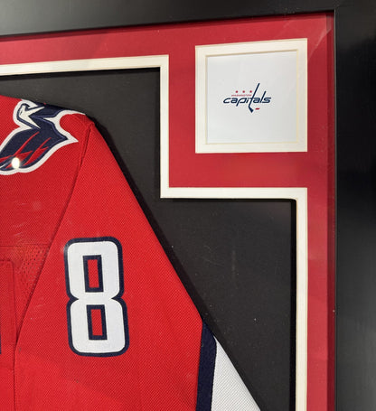 Alex Ovechkin Signed Framed Capitals Jersey 895 Goal 4-6-25  Auto Fanatics COA