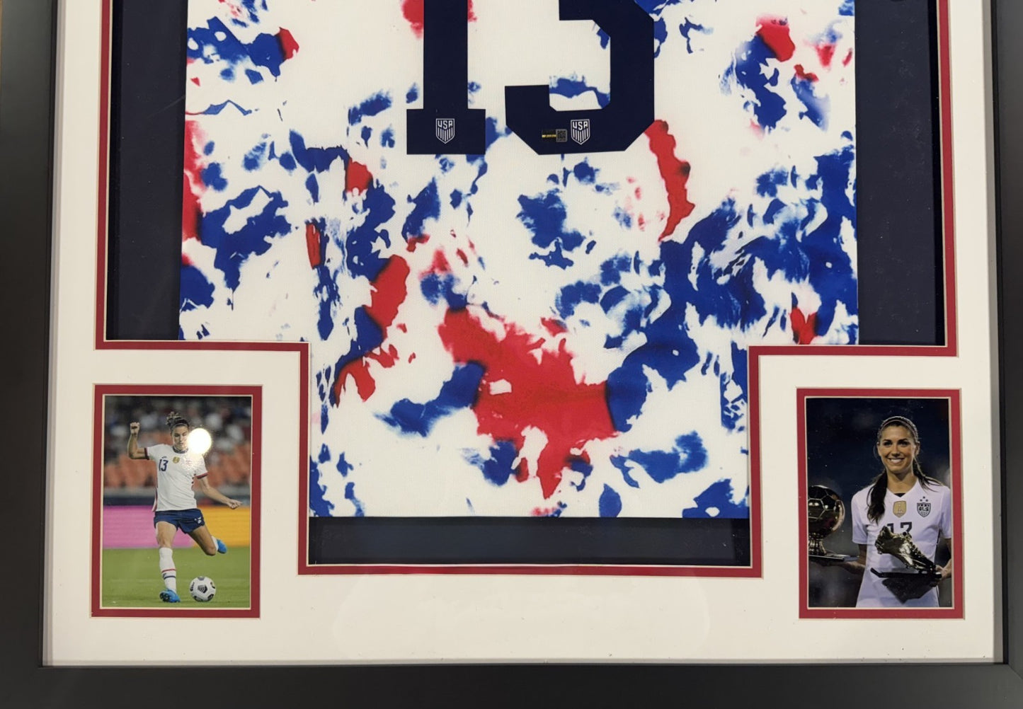 Alex Morgan Womens World Cup Signed USA Soccer Jersey Framed Auto Steiner CX COA