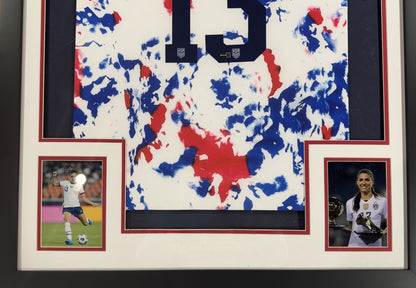 Alex Morgan Womens World Cup Signed USA Soccer Jersey Framed Auto Steiner CX COA