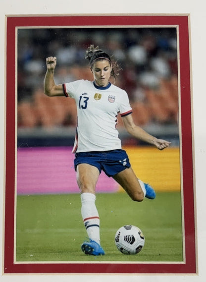 Alex Morgan Womens World Cup Signed USA Soccer Jersey Framed Auto Steiner CX COA