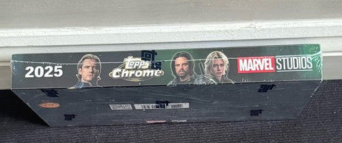 2025 Topps Marvel Studios Chrome Hobby Box FACTORY SEALED NEW Ready To Ship