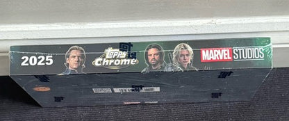2025 Topps Marvel Studios Chrome Hobby Box FACTORY SEALED NEW Ready To Ship
