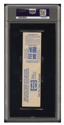 Don Mattingly Yankees 1st Mlb At Bat FULL Ticket 9/11 1982 Psa 7 Pop 1  Rookie