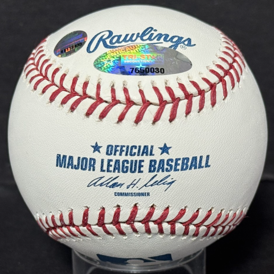 Craig Biggio Signed Official Mlb Baseball HOF 15 Auto Steiner & TRISTAR Astros