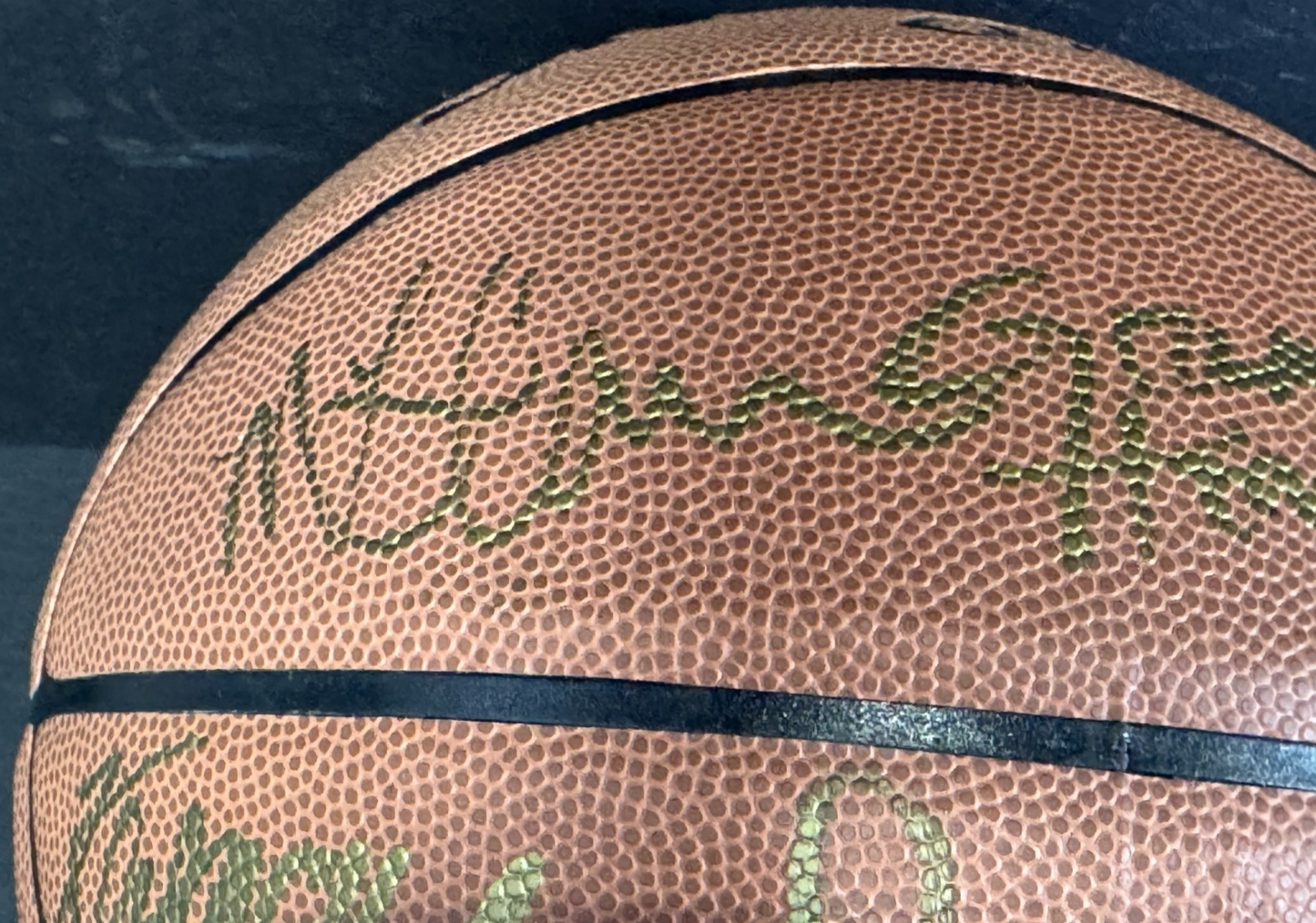 1981 Boston Celtics NBA Champs Team Signed Basketball BAS PSA W/case Larry Bird