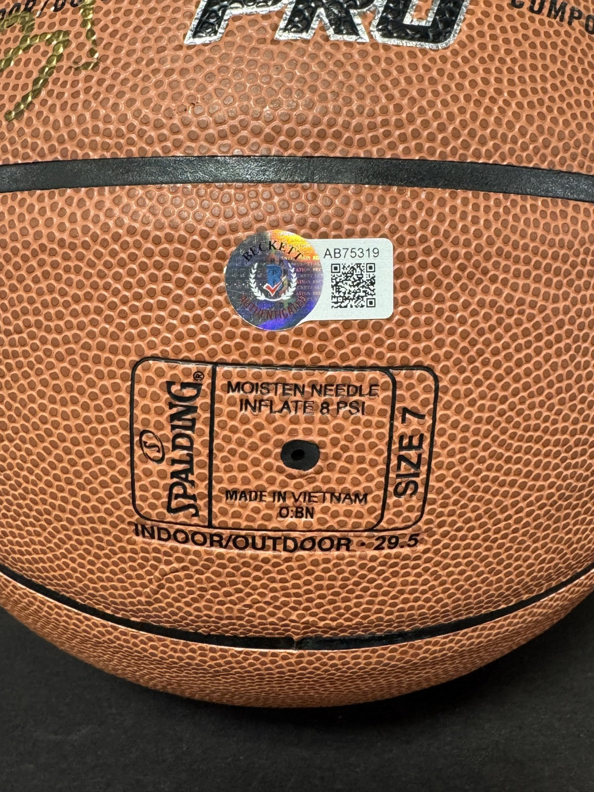 1981 Boston Celtics NBA Champs Team Signed Basketball BAS PSA W/case Larry Bird