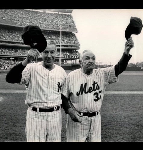Ny Mets July 11 1970 old timers Day Casey Stengel 80 birthday Menu Diamond Club