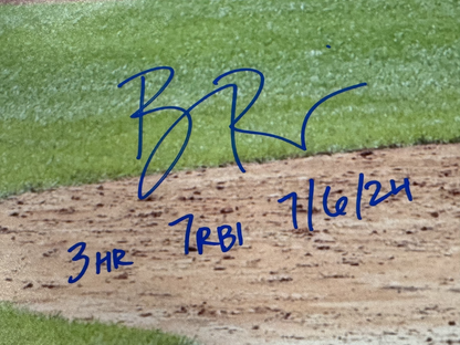 Ben Rice Signed 16x20 Photo NY Yankees 3 HR 7 RBI Game Mint Auto Steiner COA