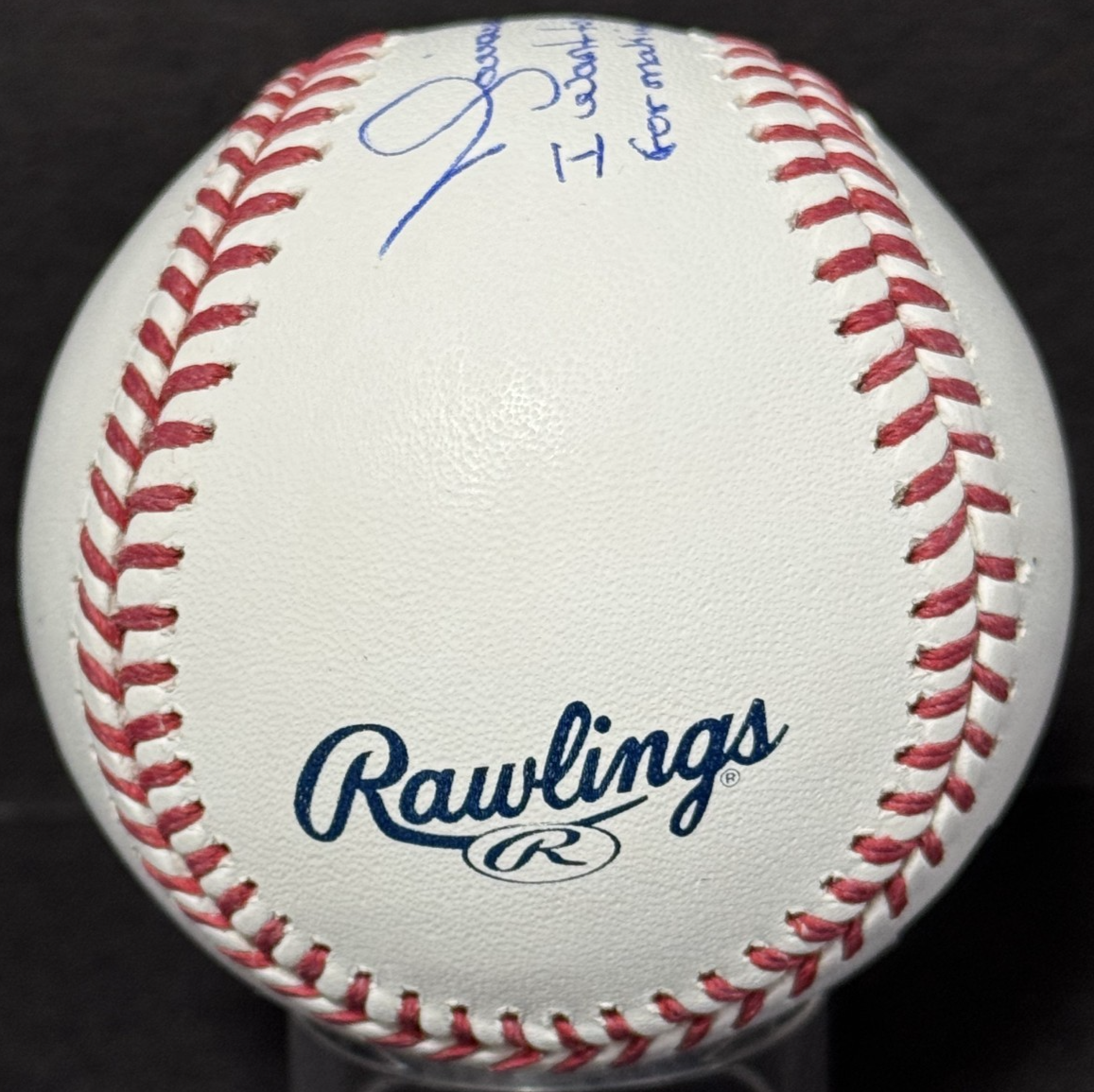 Mariano Rivera Signed MLB Baseball Thank the Good Lord Yankee Auto Steiner COA