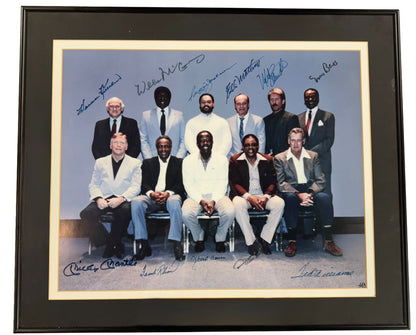 500 Home Run Club Signed 16x20 Framed Photo Mickey Mantle Mays 11 Auto CBM COA