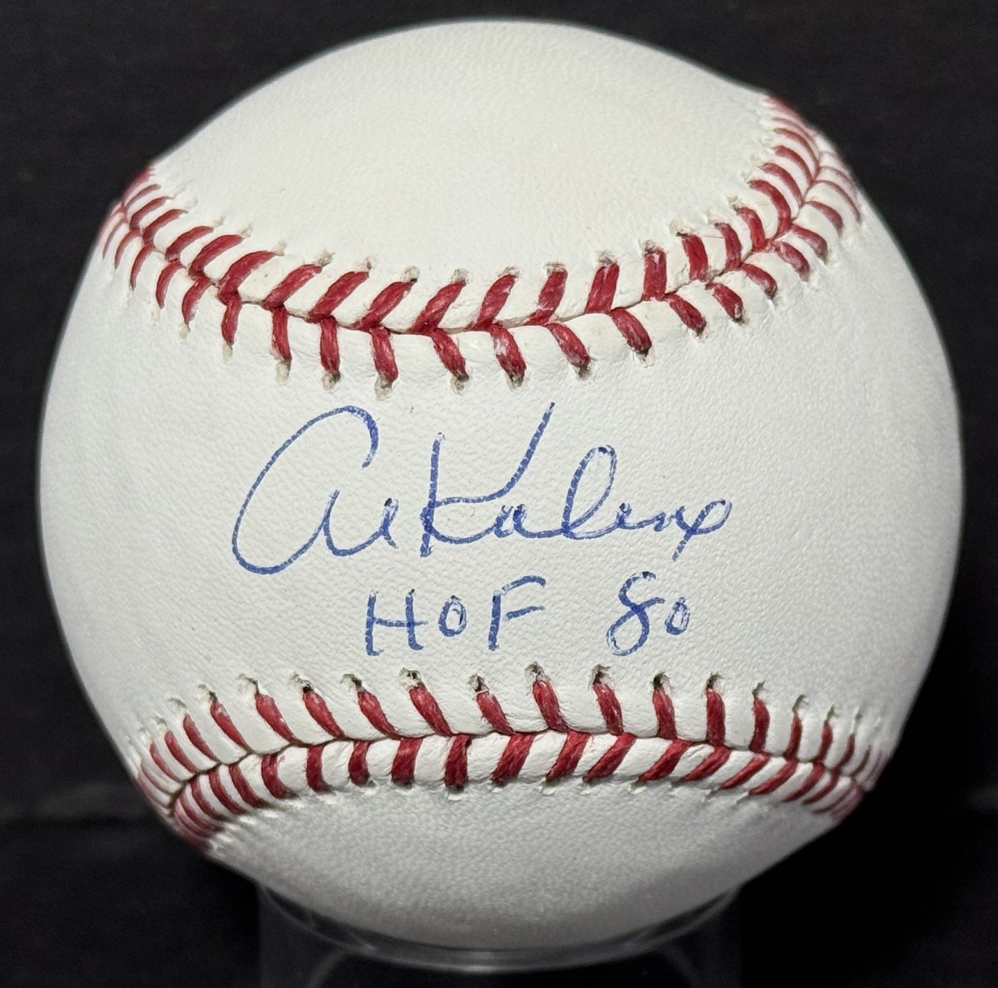 Al Kaline Tigers Signed Official Baseball MLB Holo & Steiner COA HOF 80 Auto
