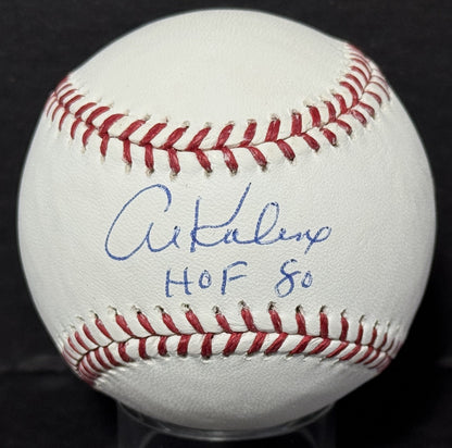 Al Kaline Tigers Signed Official Baseball MLB Holo & Steiner COA HOF 80 Auto