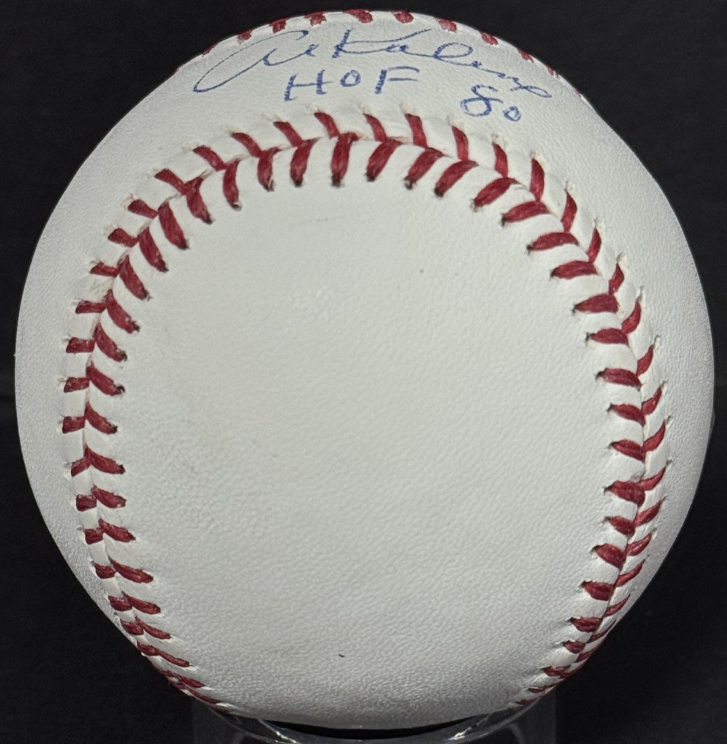 Al Kaline Tigers Signed Official Baseball MLB Holo & Steiner COA HOF 80 Auto