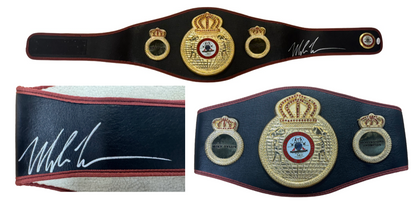 Mike Tyson Signed Replica World Boxing Association Title Belt Auto JSA COA