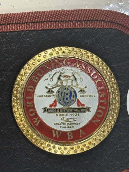 Mike Tyson Signed Replica World Boxing Association Title Belt Auto JSA COA