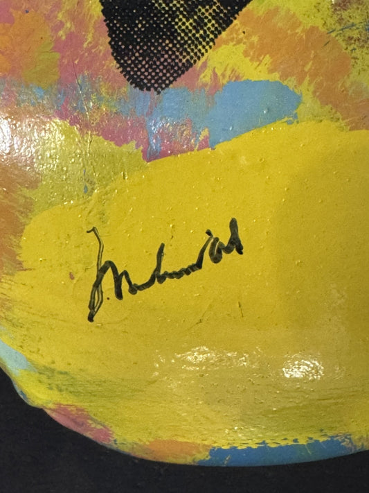 Muhammad Ali Signed Hand Painted 1960 Olympic Gold Boxing Glove Sak Auto AAC COA