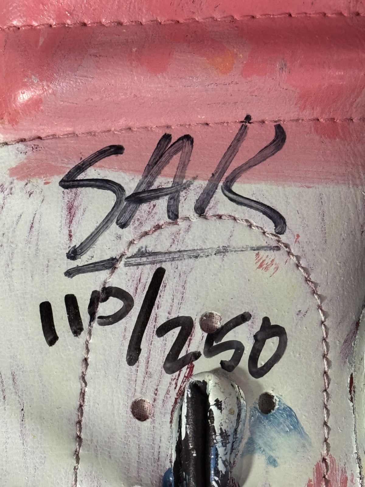 Muhammad Ali Signed Hand Painted 1960 Olympic Gold Boxing Glove Sak Auto AAC COA