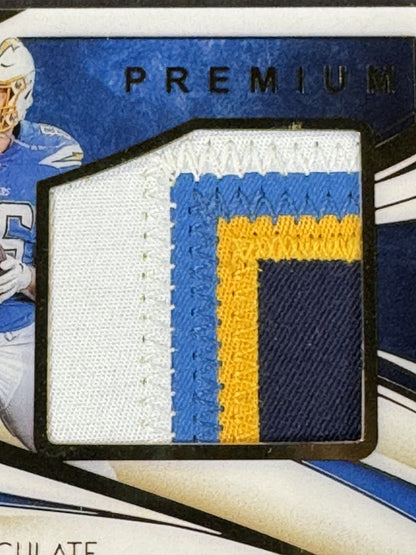 2020 Panini Immaculate Hunter Henry Premium Patch Auto Card LE /99 NE Patriots