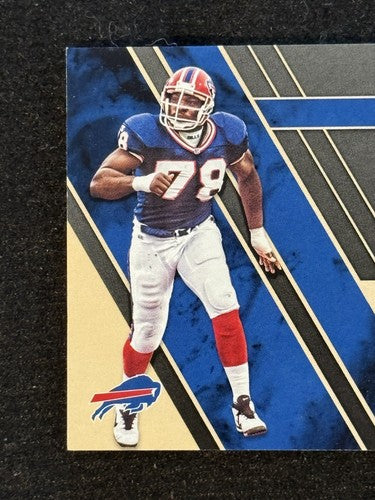 BRUCE SMITH 2020 PANINI GOLD STANDARD GOLD JACKET SIGNATURES AUTO HOF BILLS 1/1