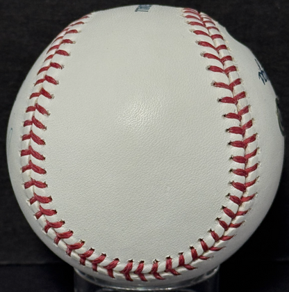 Joe Girardi Signed 2009 Inaugural Logo Baseball Auto MLB Holo Steiner COA WS