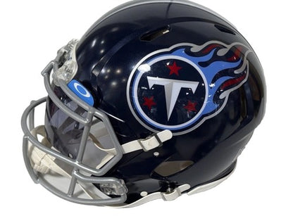 Derrick Henry Signed Riddell Speed Authentic FS Helmet Titans Visor Auto Radtke