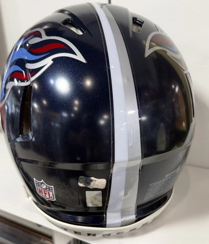 Derrick Henry Signed Riddell Speed Authentic FS Helmet Titans Visor Auto Radtke