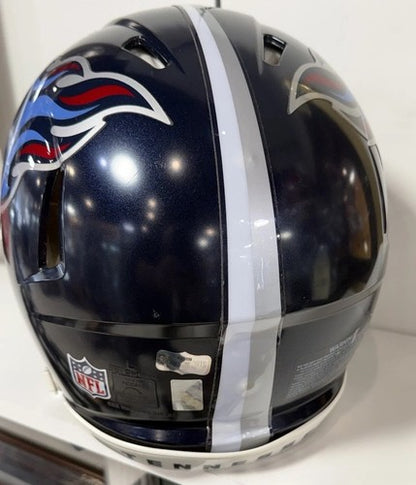Derrick Henry Signed Riddell Speed Authentic FS Helmet Titans Visor Auto Radtke
