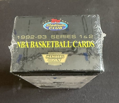 1992-93 Topps Stadium Club Members Only Factory Sealed Set Beam Team Jordan