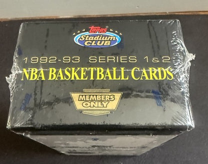 1992-93 Topps Stadium Club Members Only Factory Sealed Set Beam Team Jordan