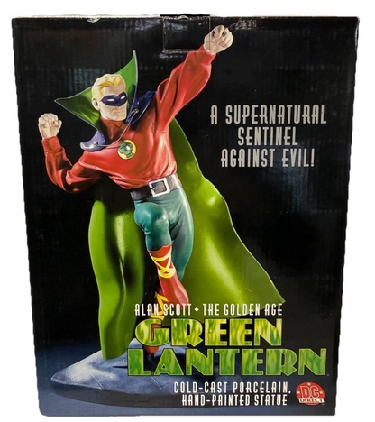 DC Direct Golden Age GREEN LANTERN LE Signed Martin Nodell Statue 6” Auto DC COA