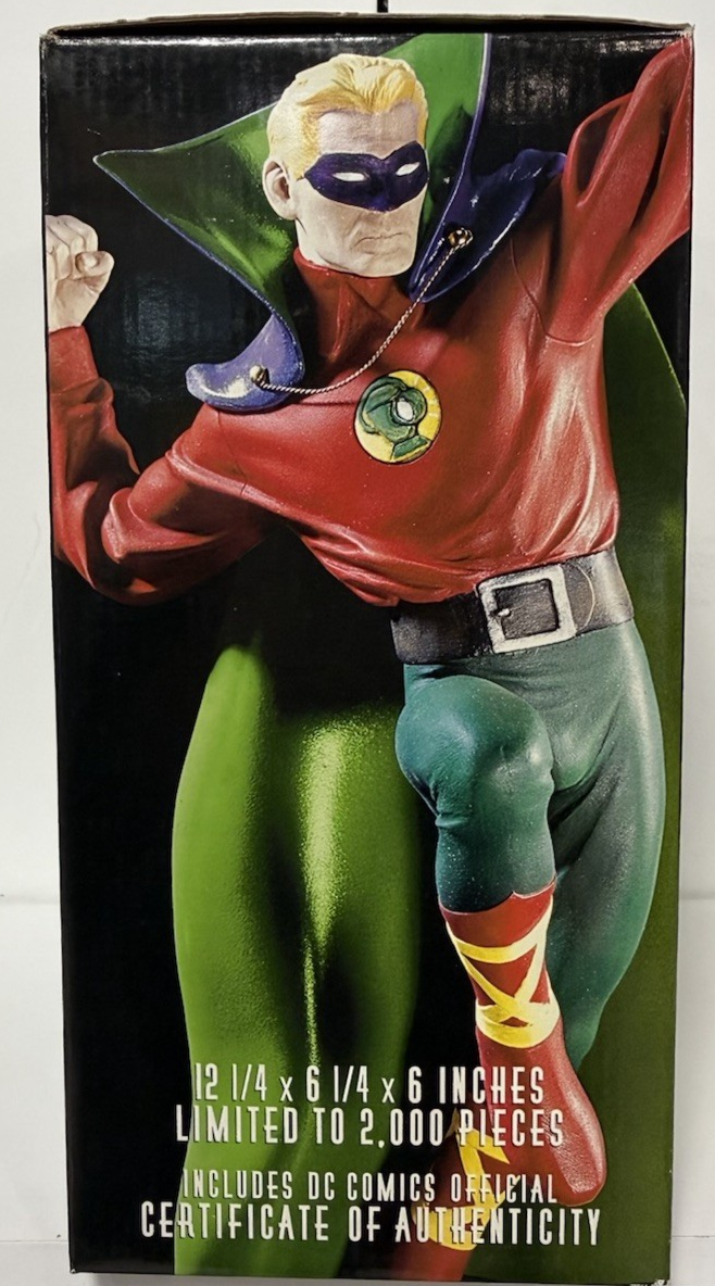 DC Direct Golden Age GREEN LANTERN LE Signed Martin Nodell Statue 6” Auto DC COA