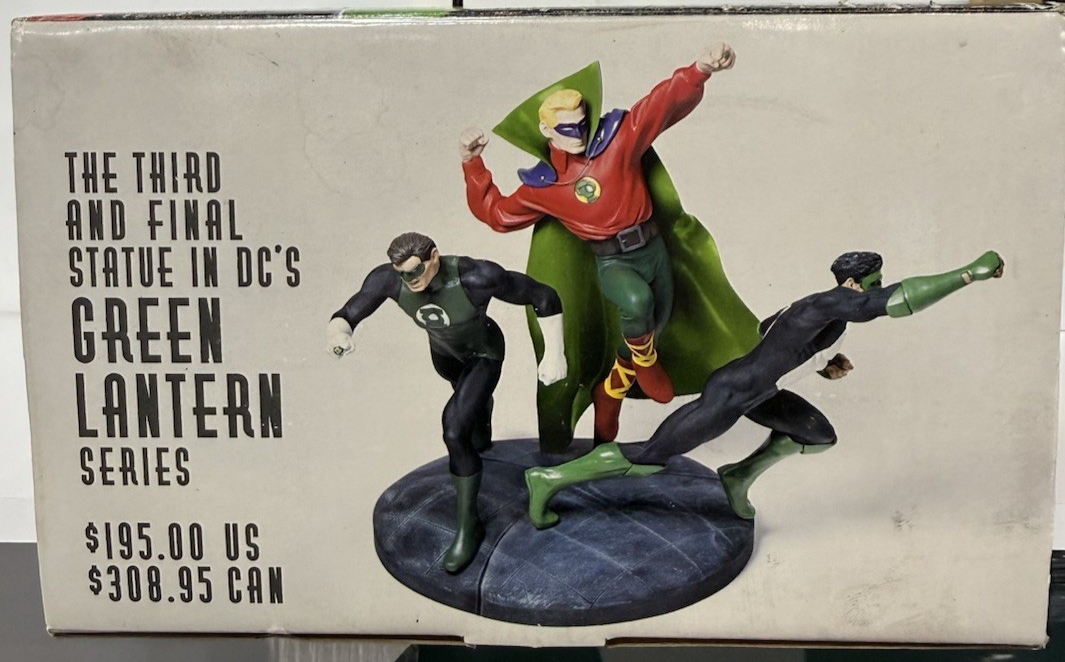 DC Direct Golden Age GREEN LANTERN LE Signed Martin Nodell Statue 6” Auto DC COA