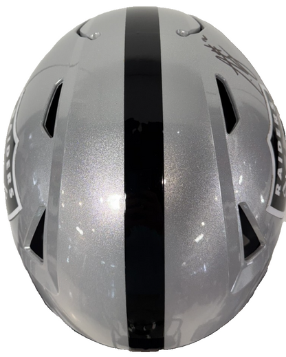 Ashton Jeanty Signed SpeedFlex Authentic FS Helmet LV Raiders Auto BAS COA