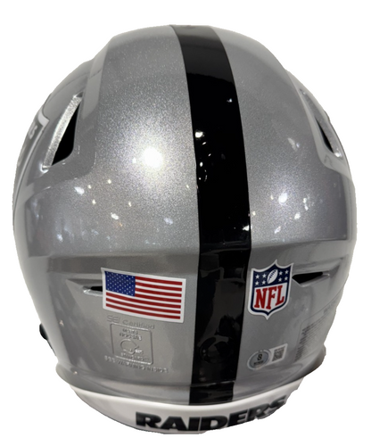 Ashton Jeanty Signed SpeedFlex Authentic FS Helmet LV Raiders Auto BAS COA