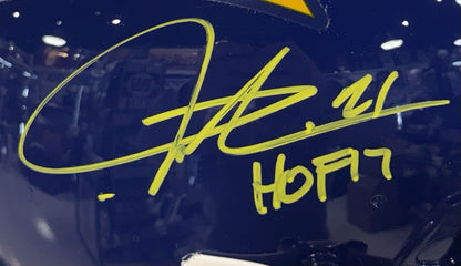 Ladainian Tomlinson Chargers Signed FS Speed Authentic Helmet HOF 17 Auto Bas