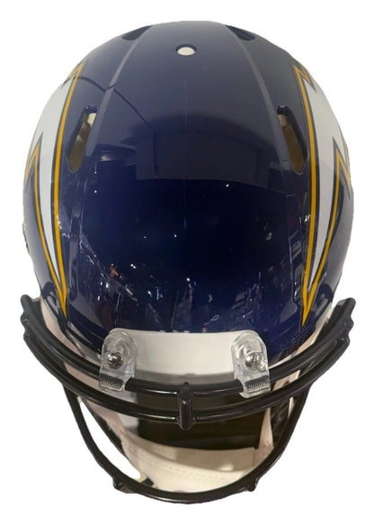 Ladainian Tomlinson Chargers Signed FS Speed Authentic Helmet HOF 17 Auto Bas