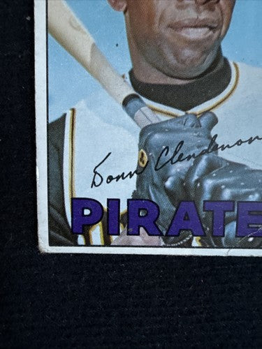 1967 Topps Set-Break #535 Donn Clendenon VG Centered Light Crease