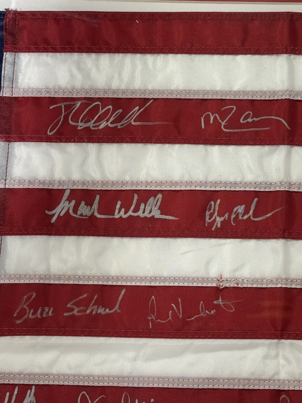 1980 Miracle ICE Hockey ALL 20 On Team Signed Framed USA Flag Auto JSA Eruzione